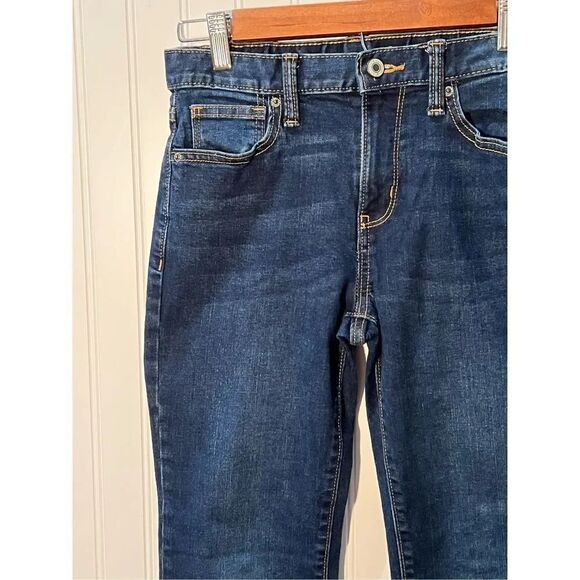 Old Navy Bootcut Blue Jeans Boys 12 Dark Denim Classic Western KidCore Play-wear - Picture 2 of 8